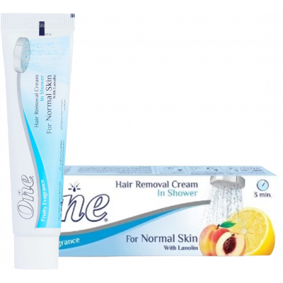 ONE HAIR REMOVAL CREAM IN SHOWER WITH FRUITY FRAGRANCE FOR NORMAL SKIN 140 GM